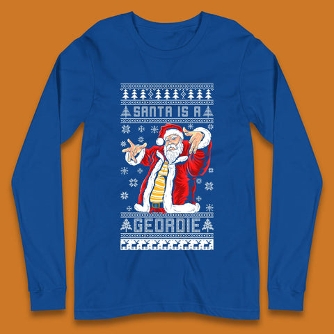 Santa Is A Gerodie Christmas Long Sleeve T-Shirt