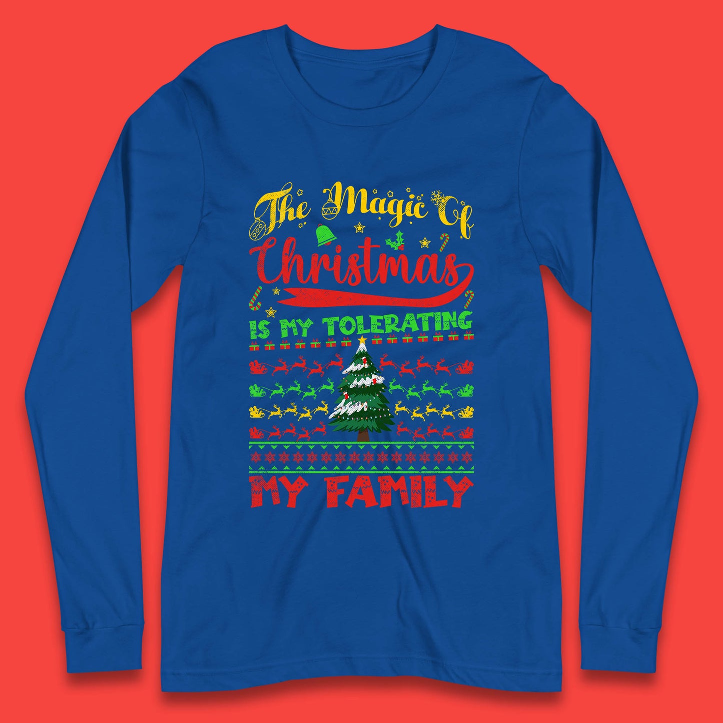 christmas quote long sleeve t shirt