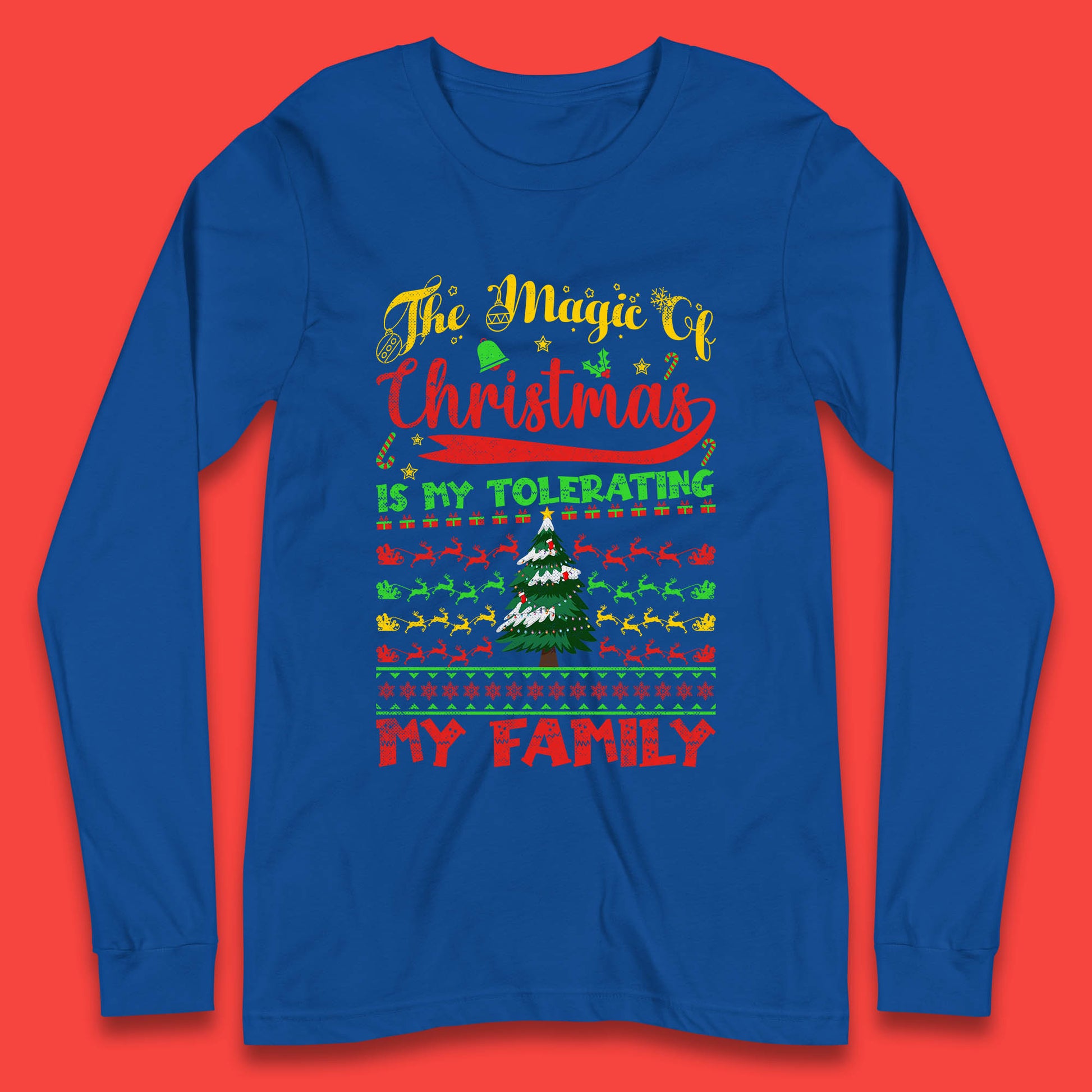 christmas quote long sleeve t shirt