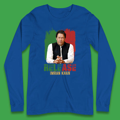 Release Imran Khan Prisoner No 804 Stand With Imran Khan Pakistan Long Sleeve T Shirt