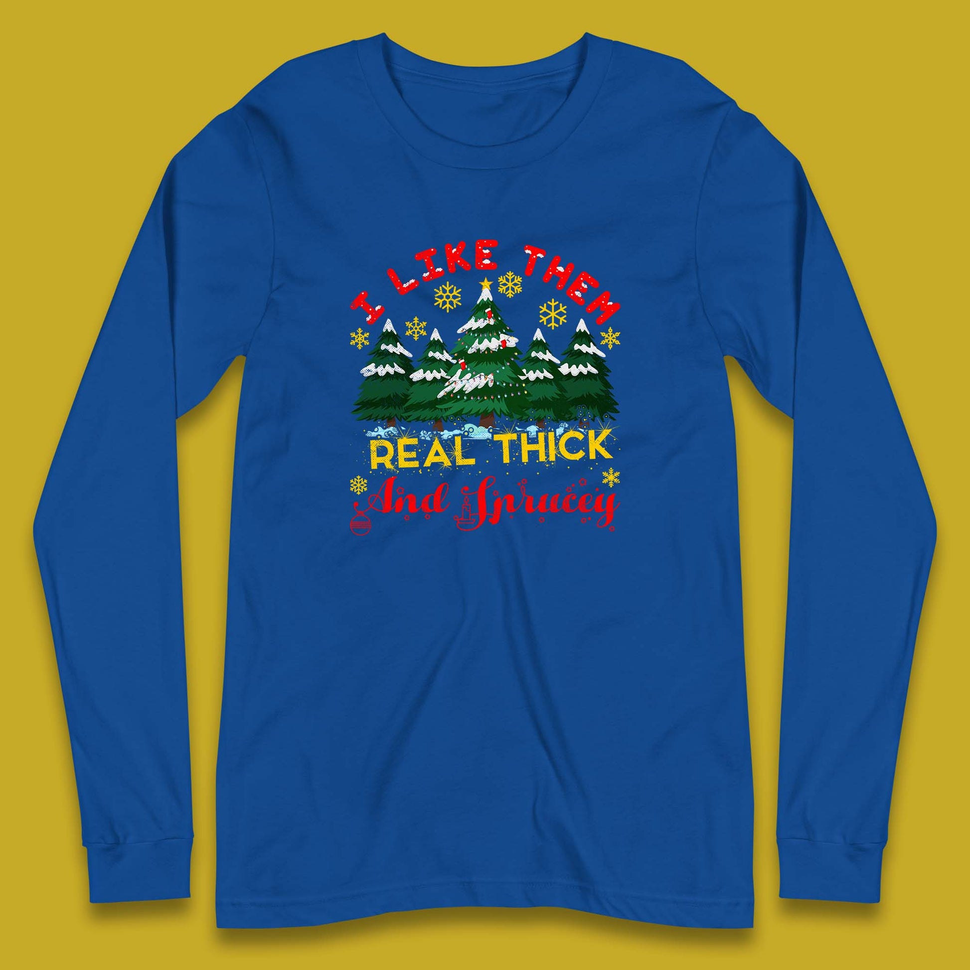 christmas tree long sleeve t shirt