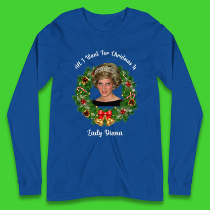Lady Diana Christmas Long Sleeve T-Shirt