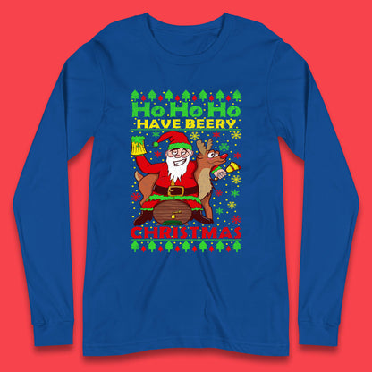 beery christmas long sleeve t shirt