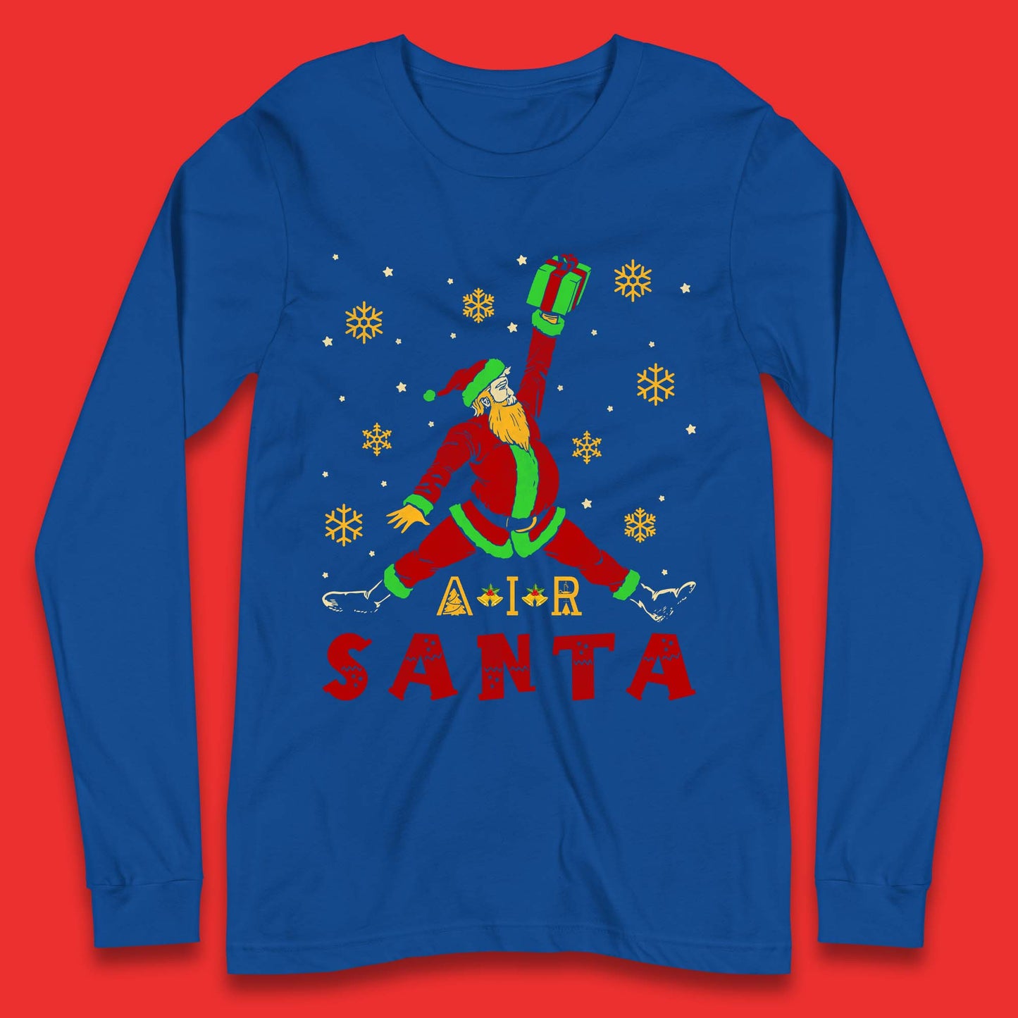 Air Santa Christmas Long Sleeve T-Shirt