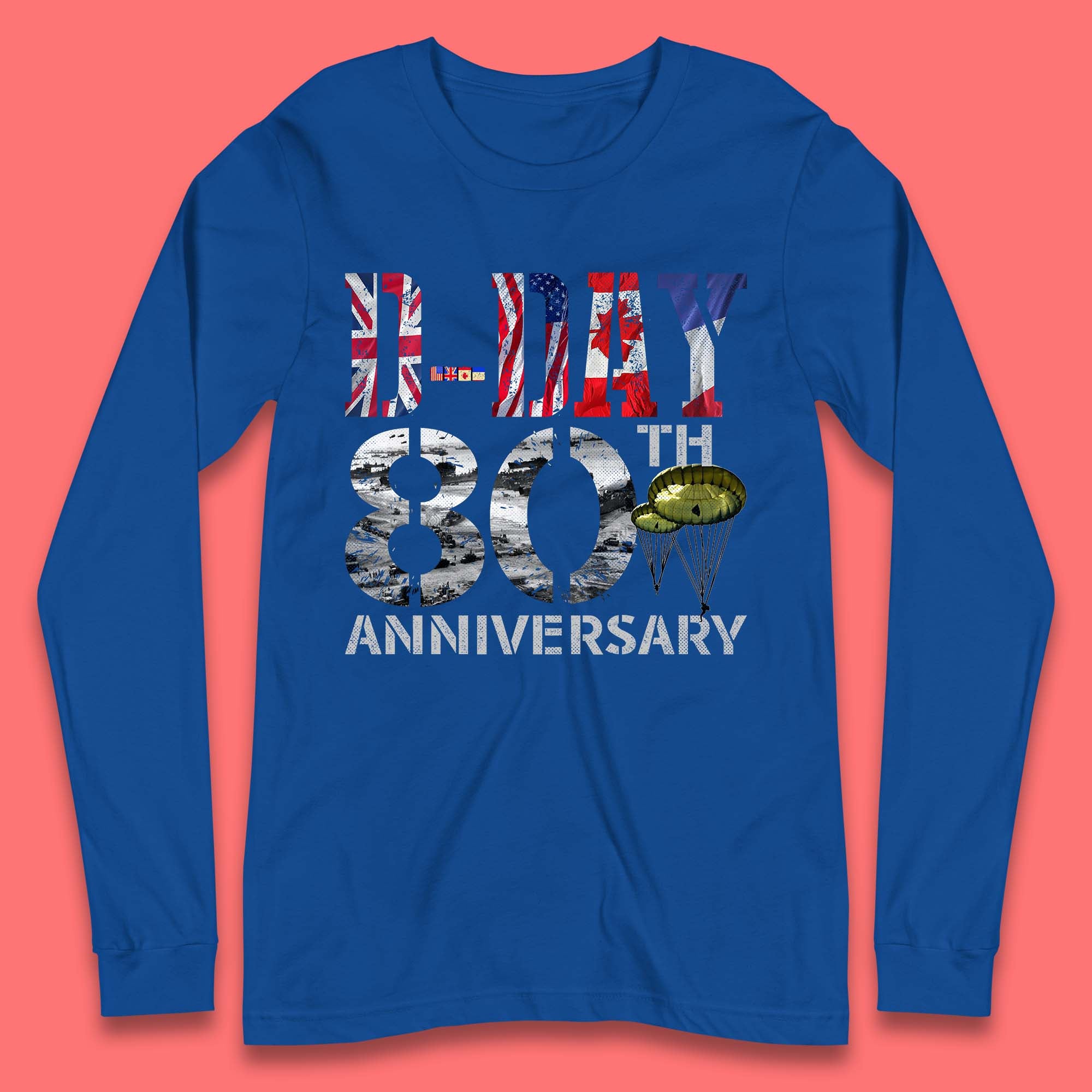 D-Day 80th Anniversary Long Sleeve T-Shirt