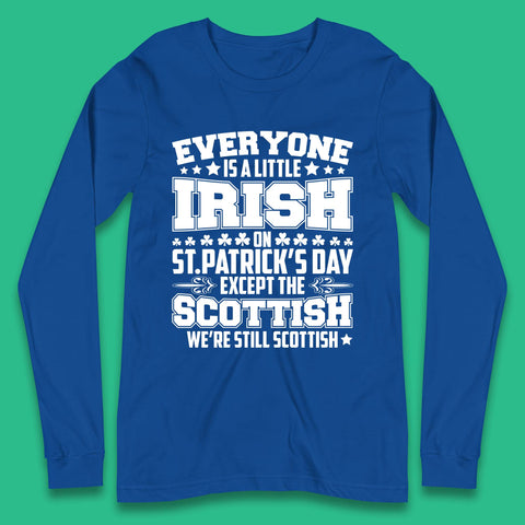 Scottish St Patrick's Day Long Sleeve T-Shirt