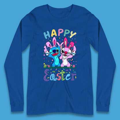 Happy Easter Stitch Long Sleeve T-Shirt