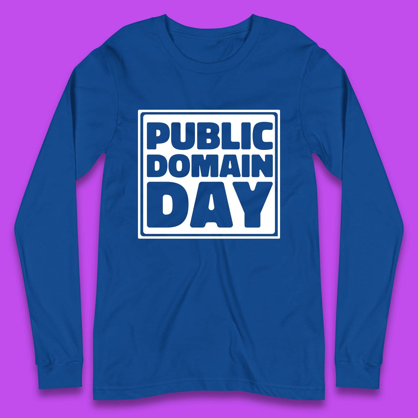 Public Domain Day Long Sleeve T-Shirt