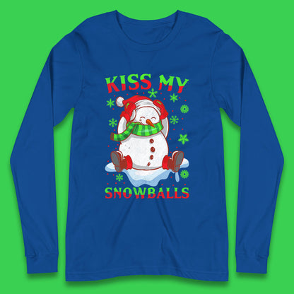 snowman long sleeve t shirt