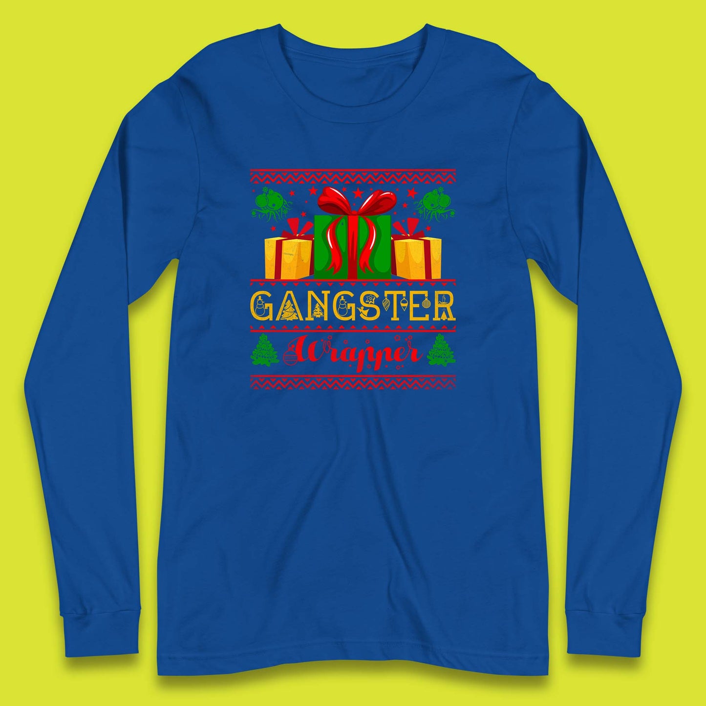 gangsta wrapper long sleeve t shirt