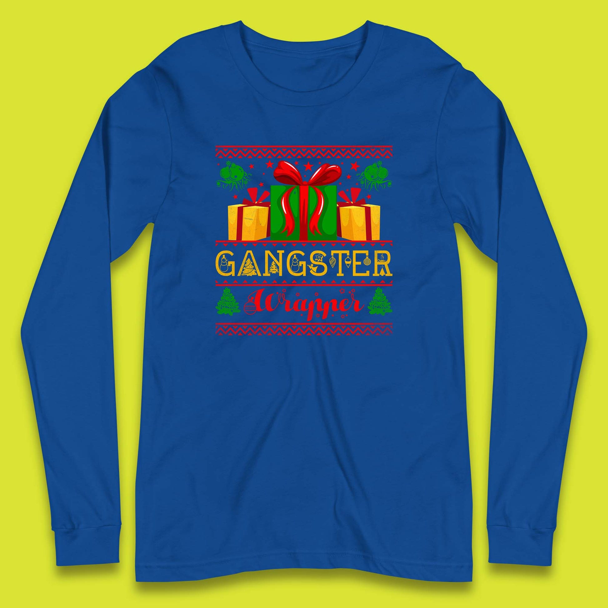 gangsta wrapper long sleeve t shirt