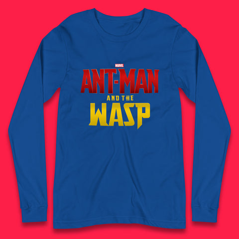 Marvel Ant Man and The Wasp American Comic Superhero Marvel Avengers Movie Long Sleeve T Shirt
