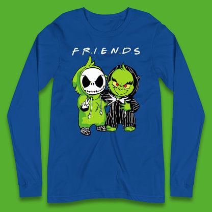 grinch and jack skellington long sleeve t shirt