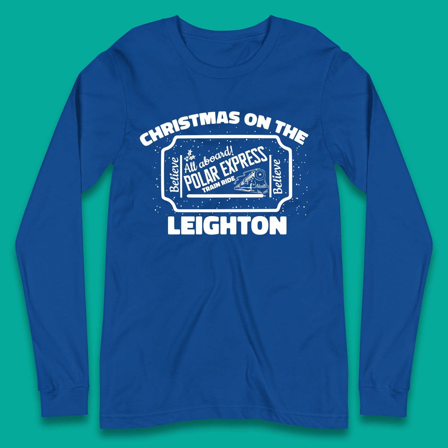 Polar Express Christmas Train Long Sleeve T-Shirt