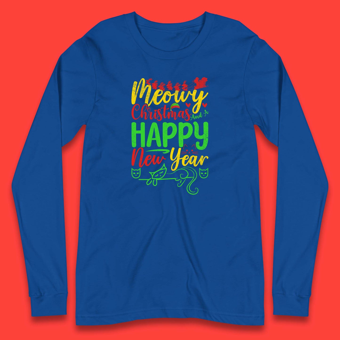 meowy christmas t shirt