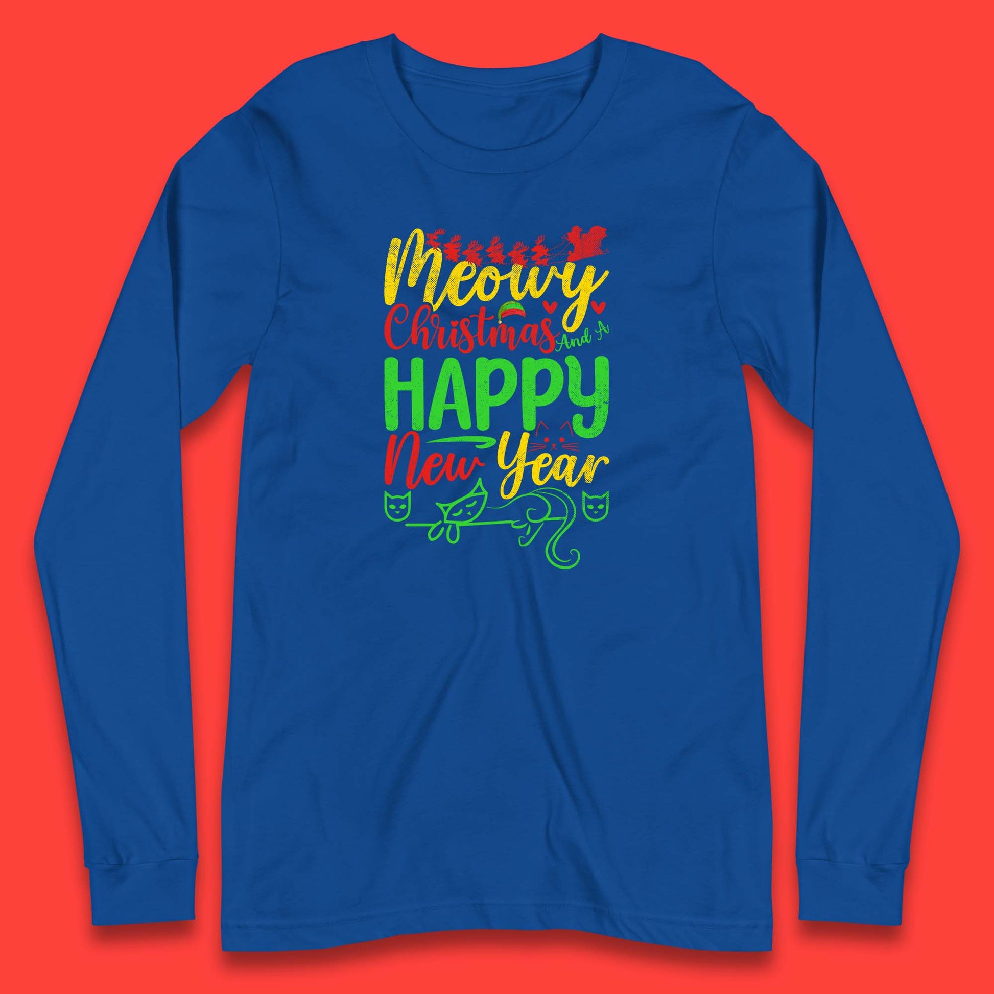 meowy christmas t shirt