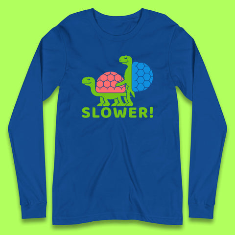 Sea Turtle Sex Tortoise Intercourse Animal Reproduction Funny Slower Offensive Ocean Life Lover Long Sleeve T Shirt