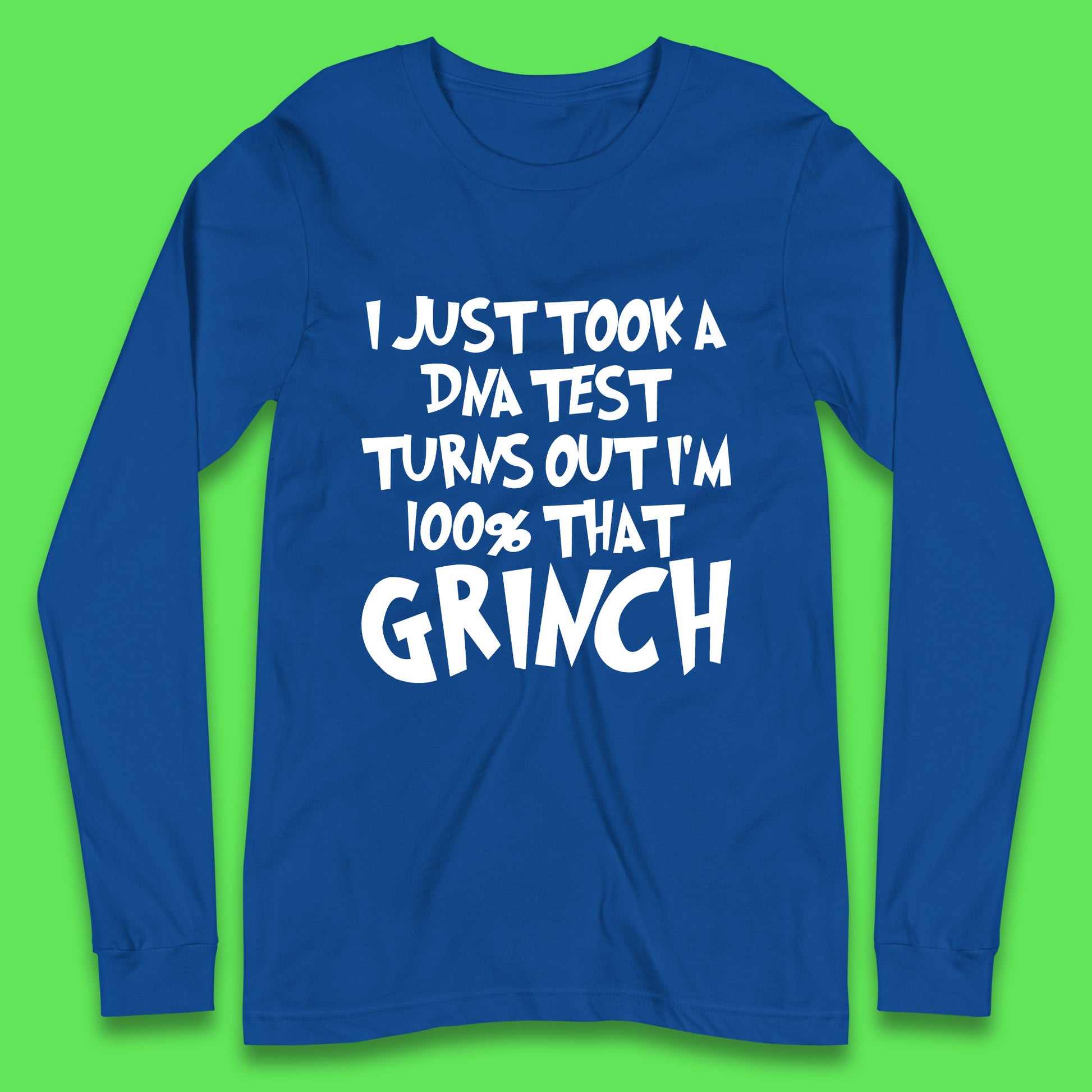 christmas grinch long sleeve t shirt