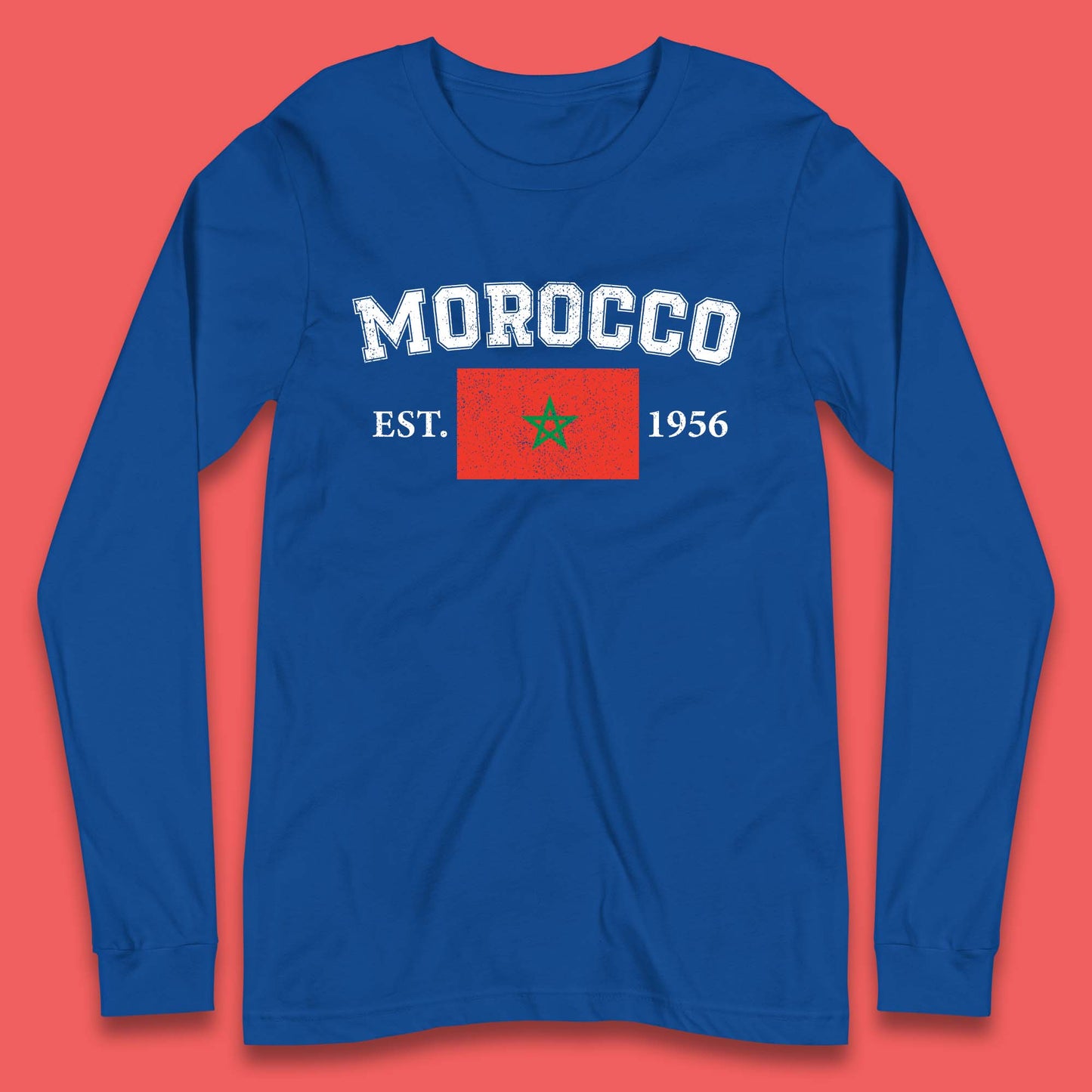 Morocco Est 1956 Long Sleeve T-Shirt