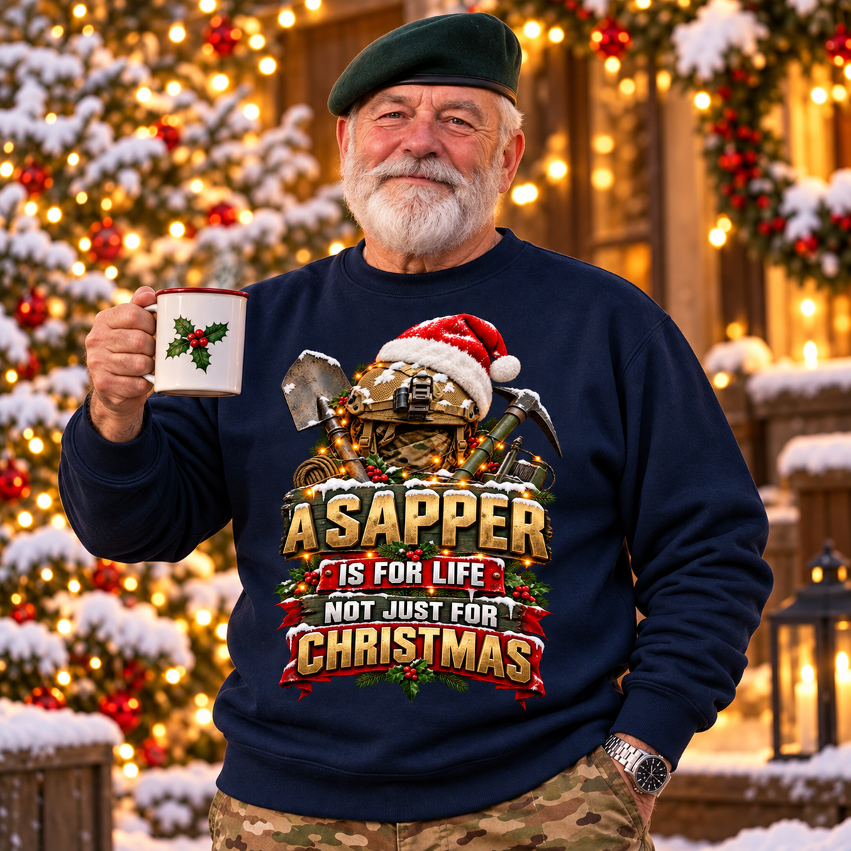 Royal Engineers Sapper Christmas Jumper