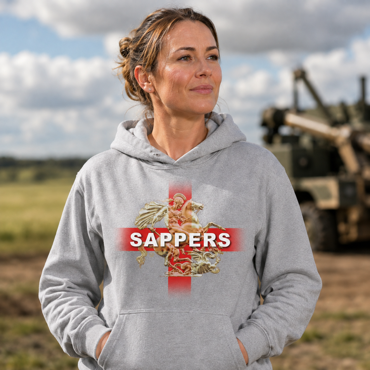 Royal Engineers Sappers England Hoodie