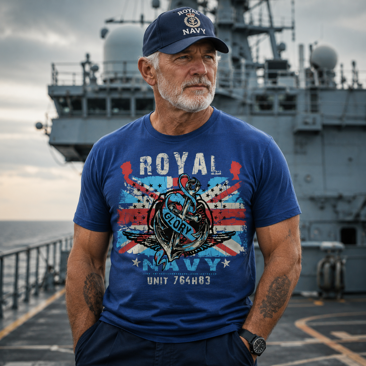 Royal Navy Glory Unit 764H83 T Shirt