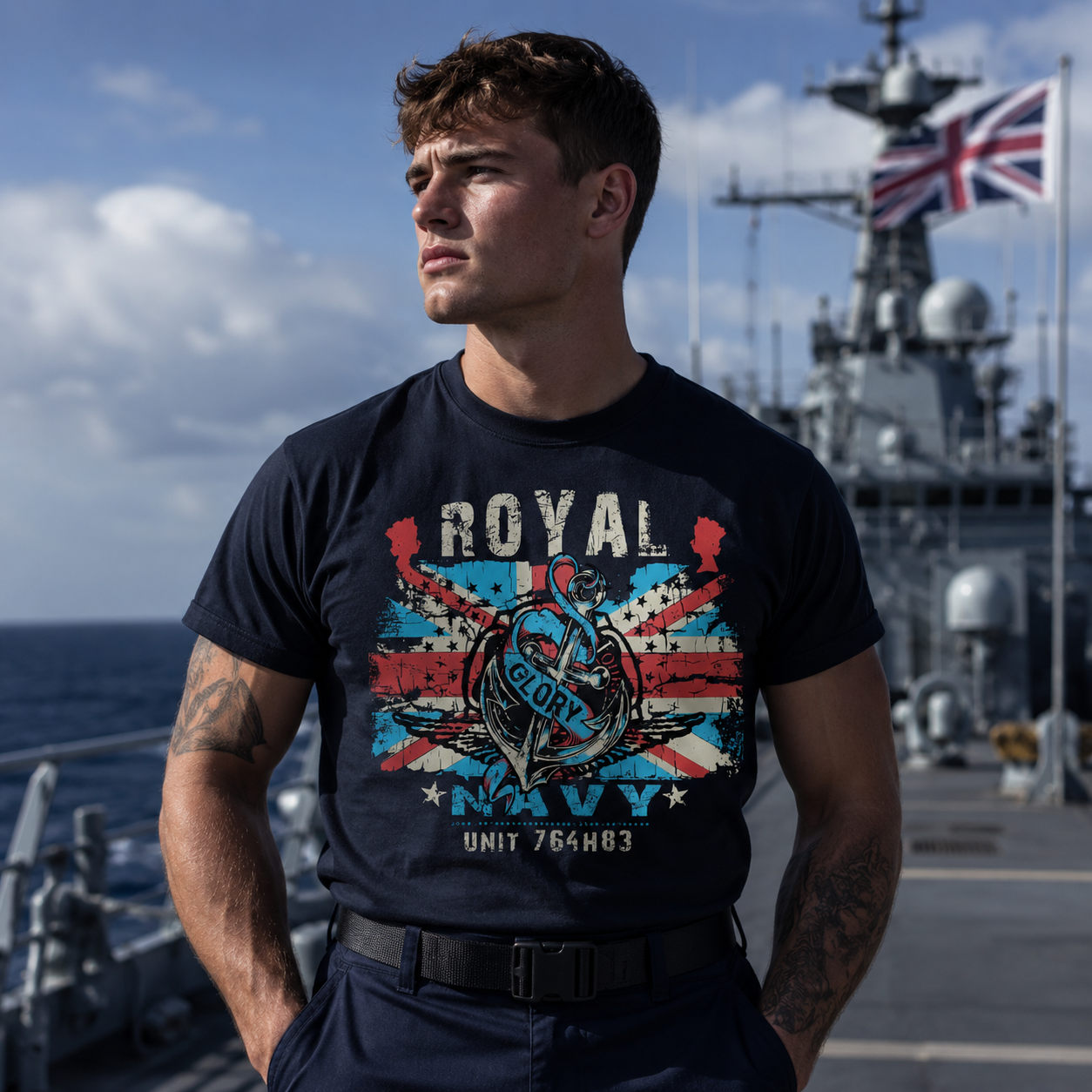 Royal Navy Glory Unit 764H83 T Shirt