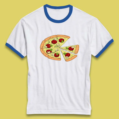 Italian Pizza Pizzaologist Pizza Lover Pizza Holic Pizza Addict Ringer T Shirt