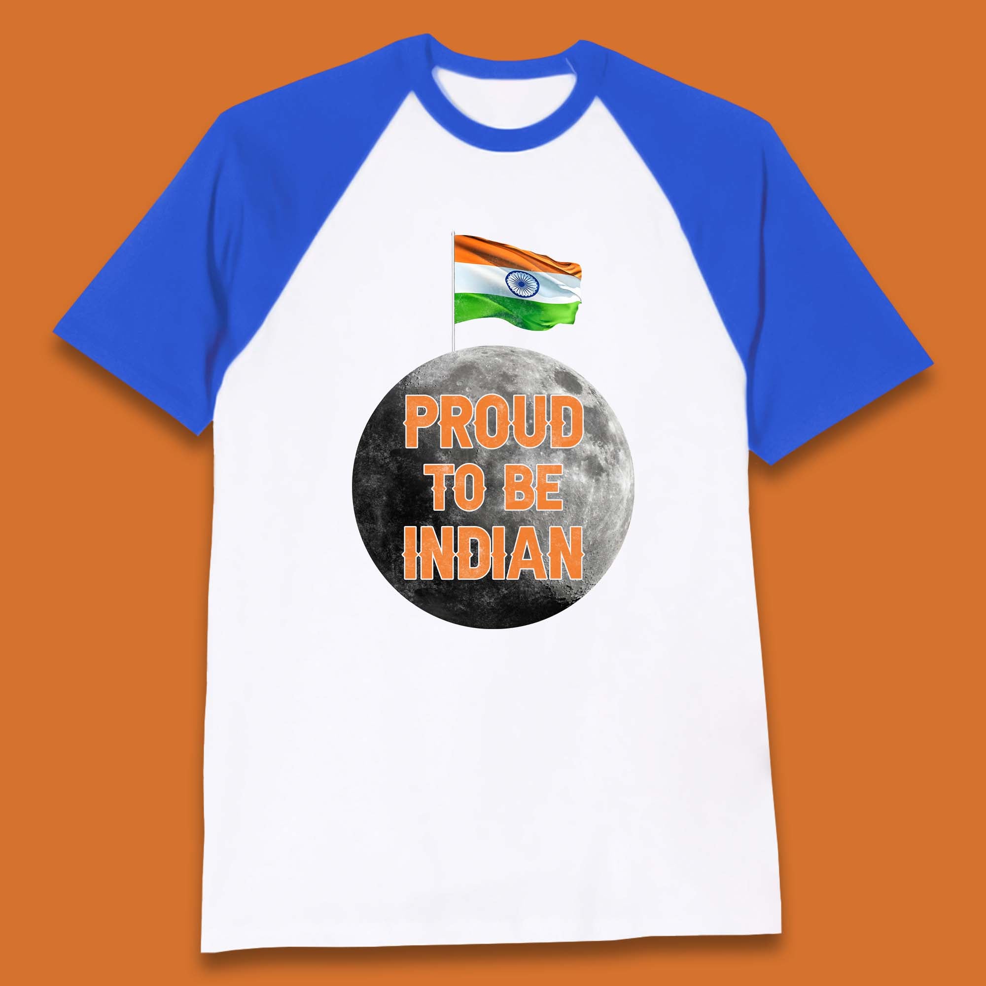 Proud To Be Indian Soft Landing To The Moon Chandrayaan-3 India On The Moon Baseball T Shirt