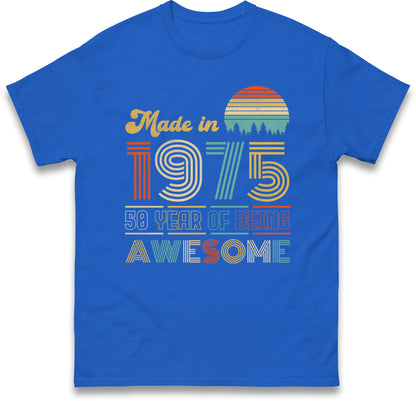 50th Birthday T Shirt Men