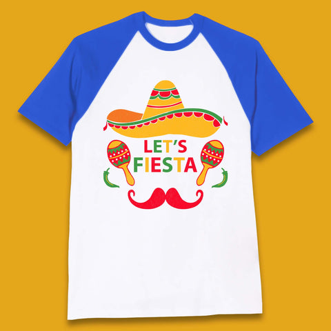 Let's Fiesta Cinco De Mayo Baseball T-Shirt