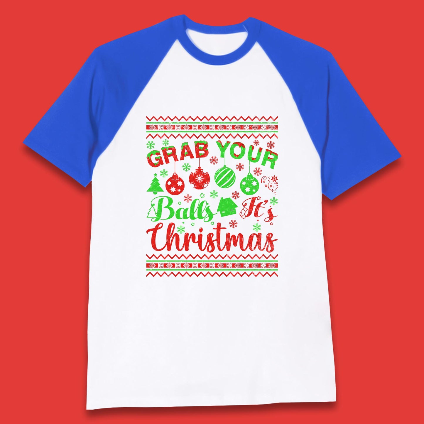 christmas ornament baseball t shirt