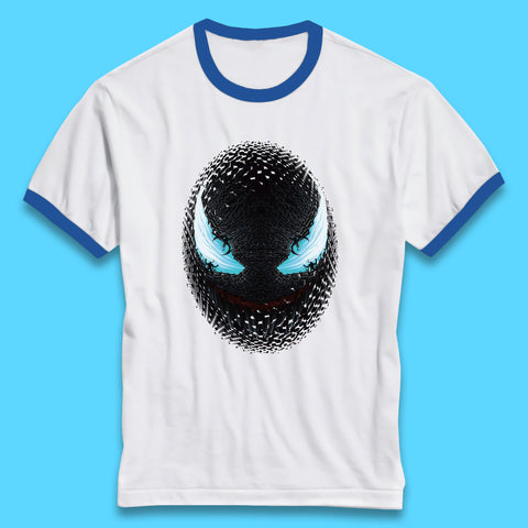 Marvel Venom Amoled Angry Venom Logo Marvel Avengers Superheros Movie Character Ringer T Shirt