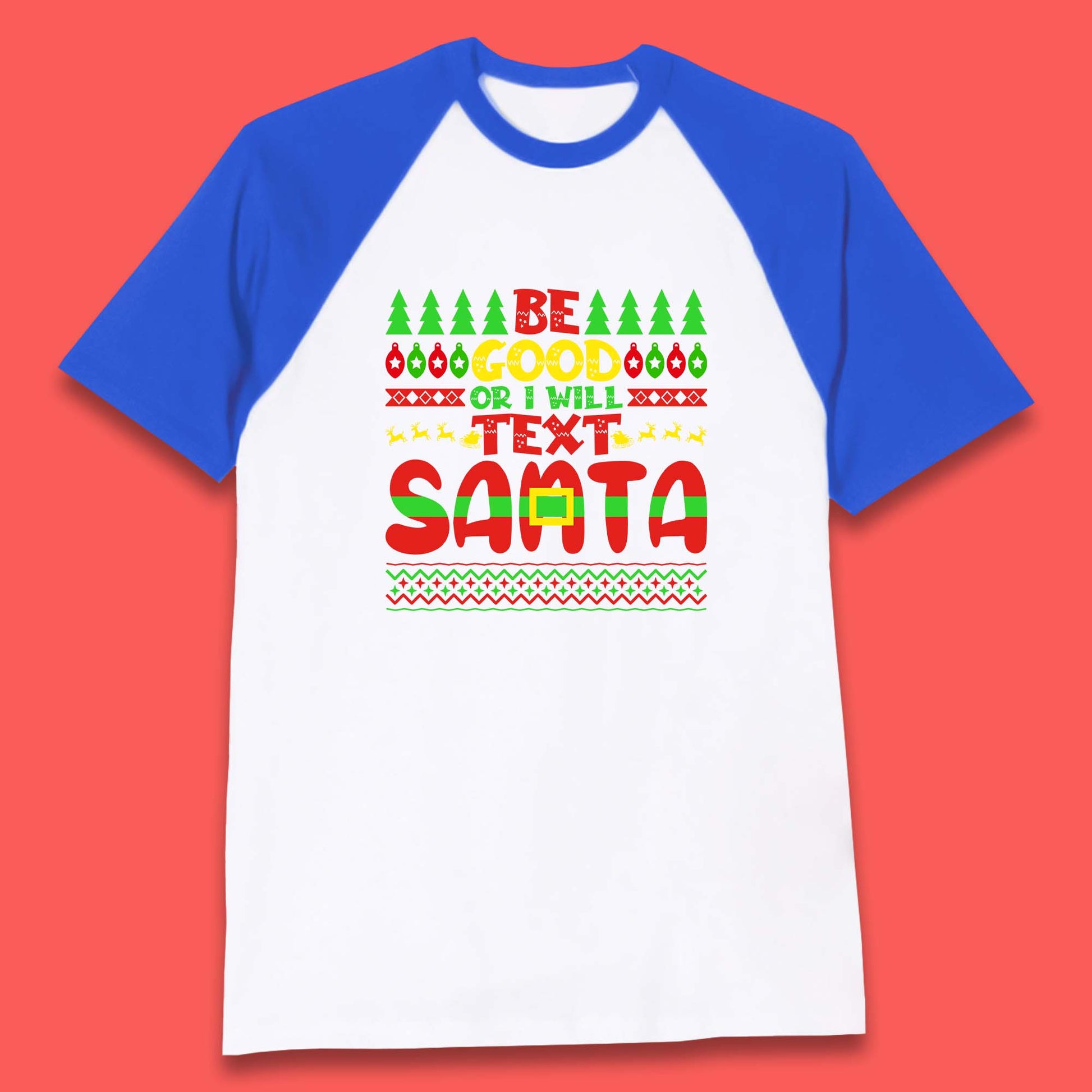 christmas baseball t shirt