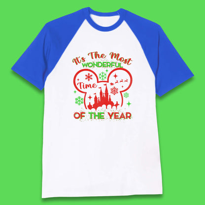 disney christmas baseball t shirt