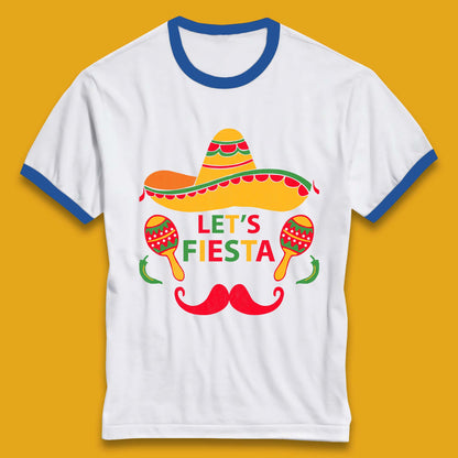 Let's Fiesta Cinco De Mayo Ringer T-Shirt