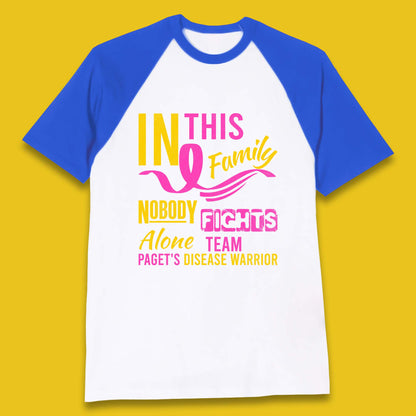 Paget's Disease Warrior Baseball T-Shirt