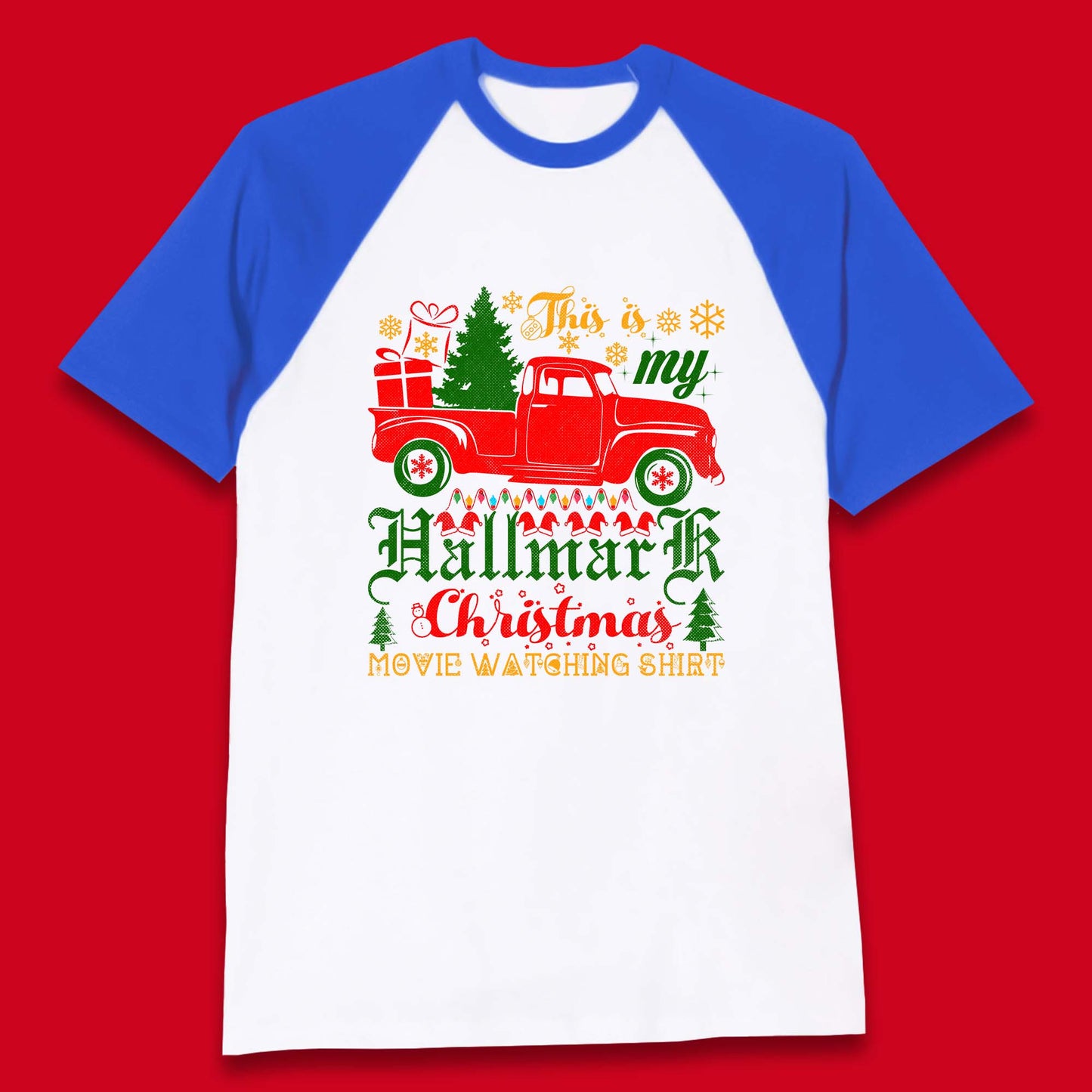 hallmark christmas movie baseball t shirt
