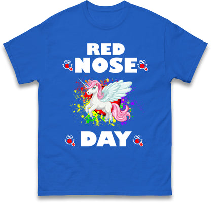 Unicorn Red Nose Day T Shirt
