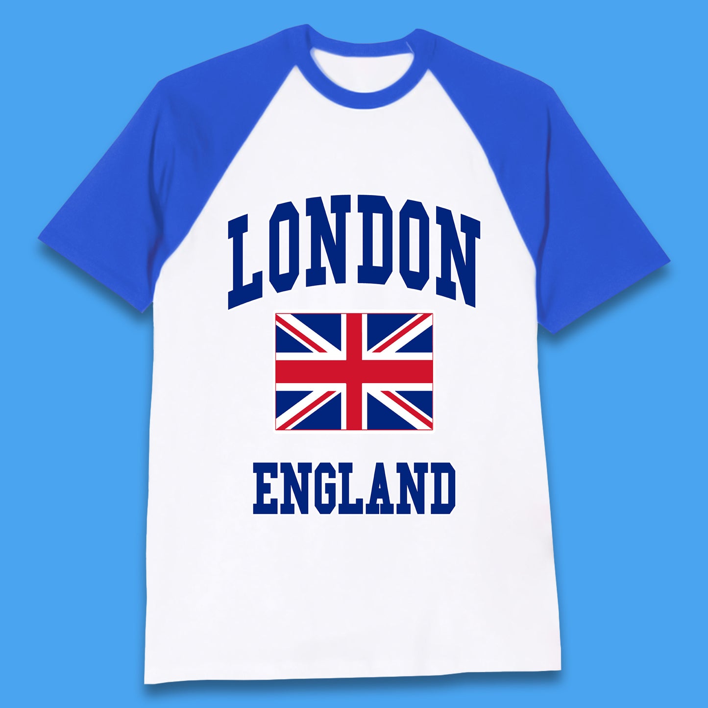London England Flag Great Britain United Kingdom Uk Union Jack Souvenir British Flag Baseball T Shirt