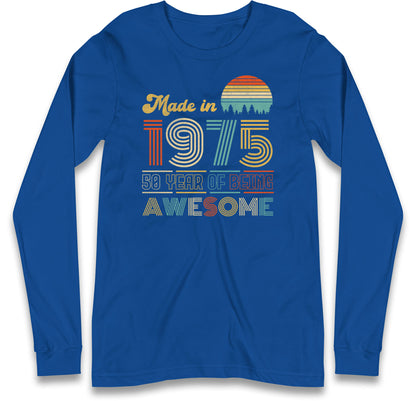 Vintage 50th Birthday Long Sleeve T Shirt