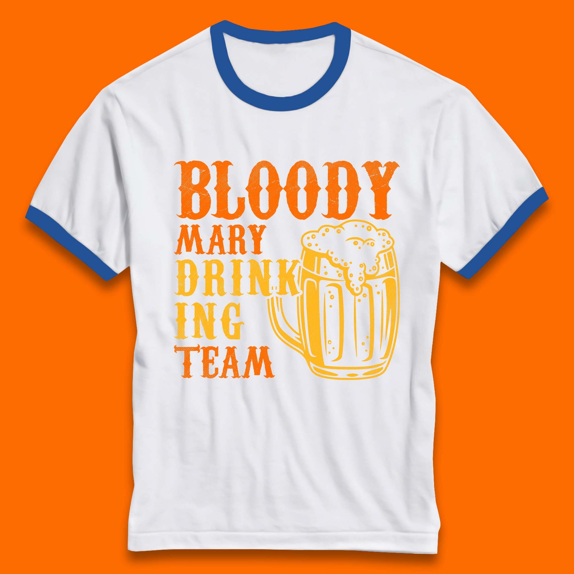 Bloody Marry Drinking Team Ringer T-Shirt