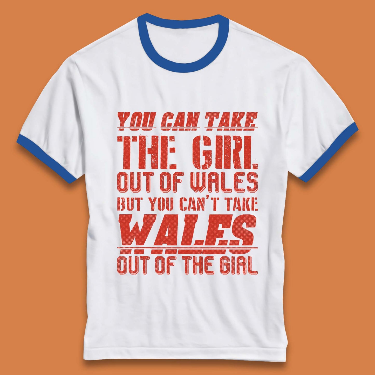 The Girl Out Of Wales Ringer T-Shirt