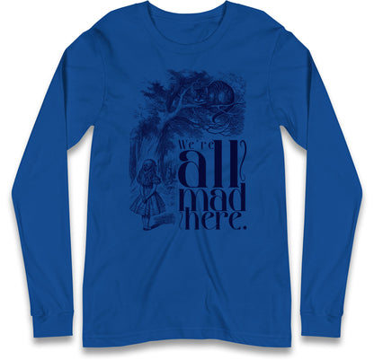 Alice And Cheshire Cat Long Sleeve T Shirt
