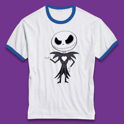 jack skellington christmas ringer t shirt