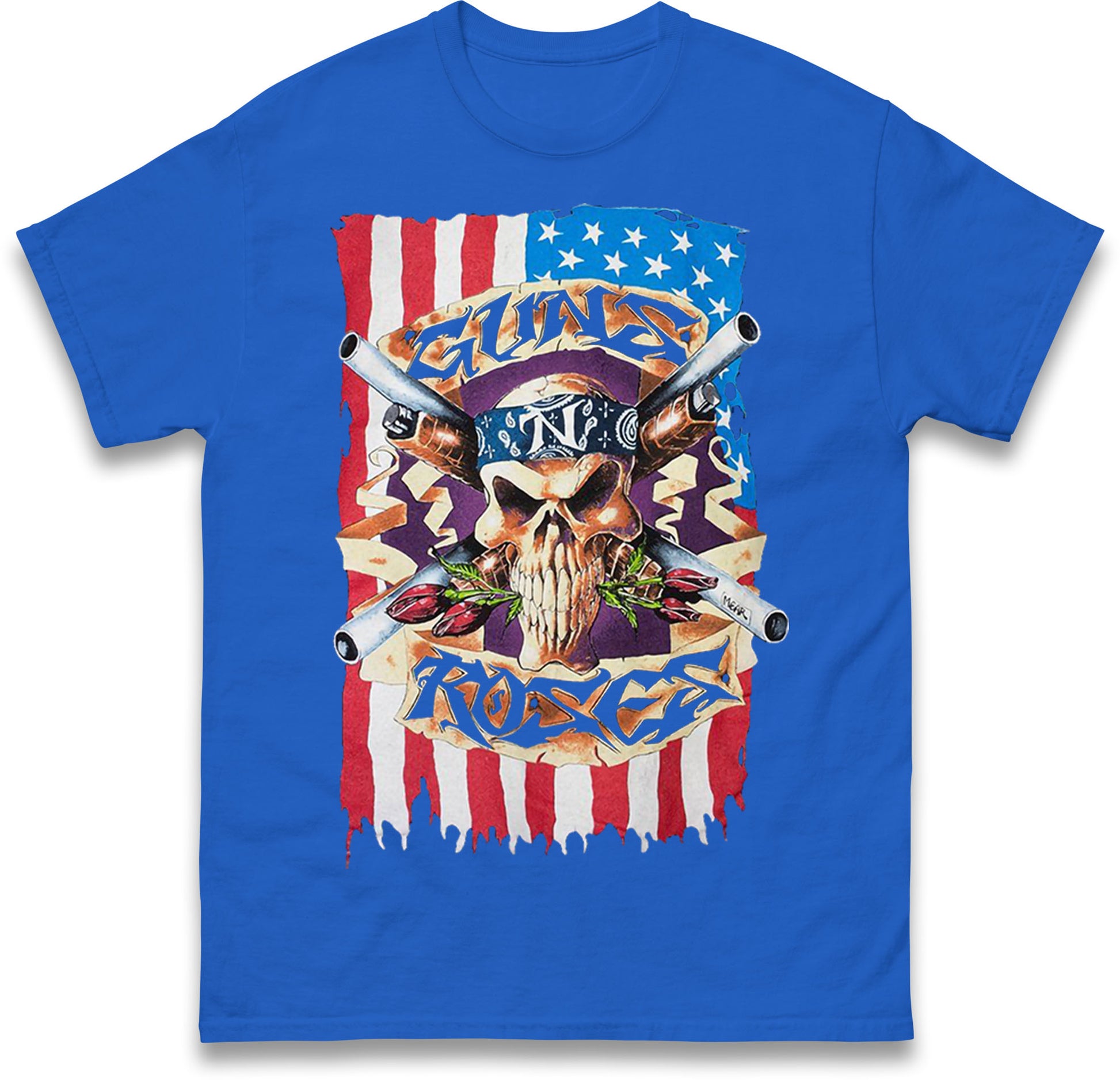 Guns N Roses American Flag T Shirt