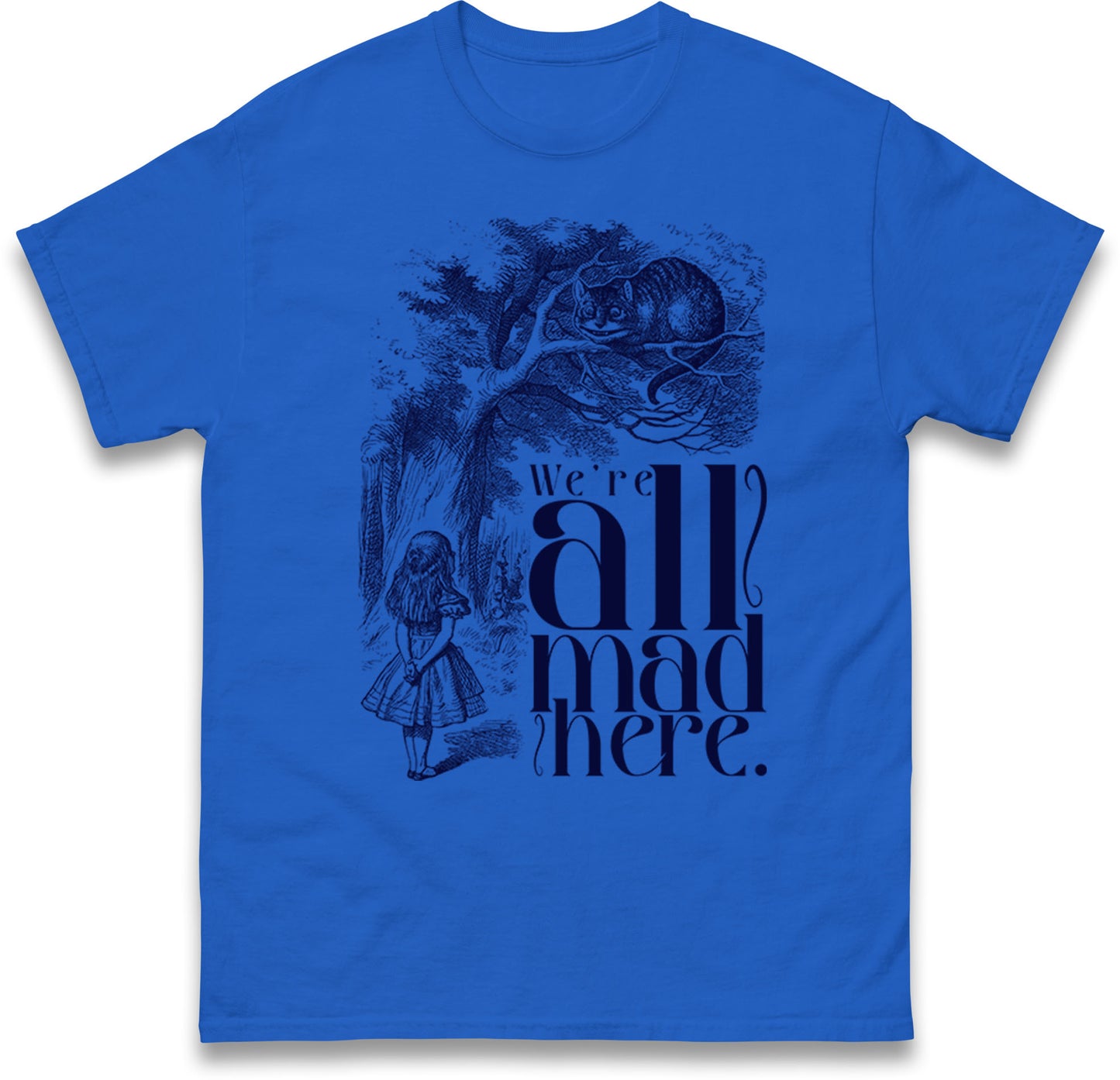 Alice And Cheshire Cat T Shirt