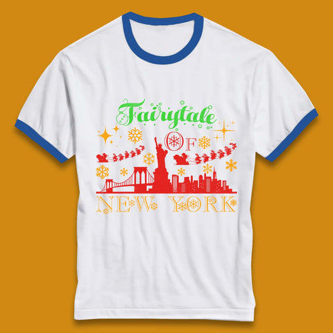 Fairytale Of New York Christmas Ringer T-Shirt