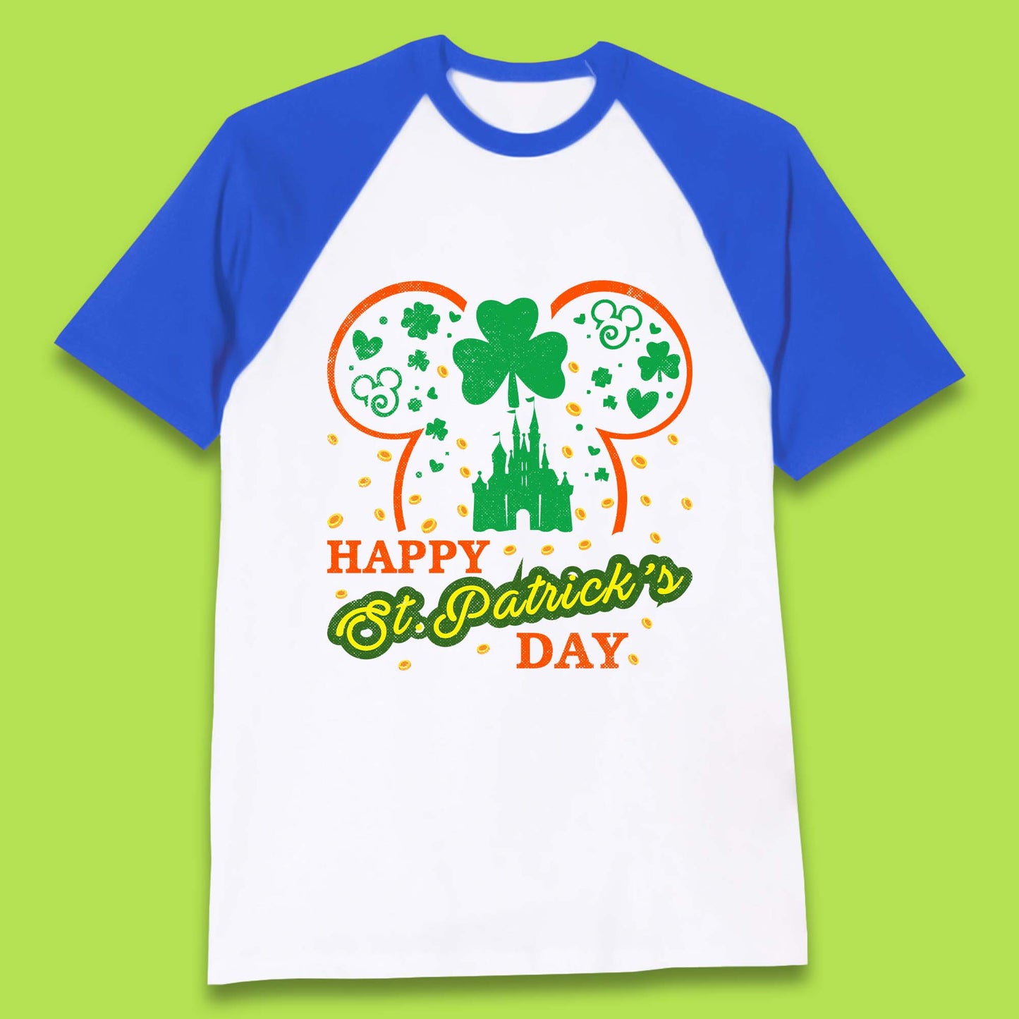 Disney Happy St. Patrick's Day Baseball T-Shirt