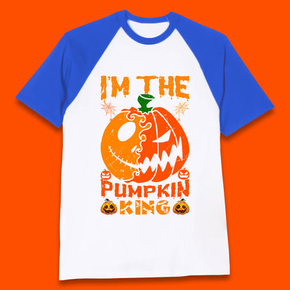 jack skellington pumpkin baseball t shirt